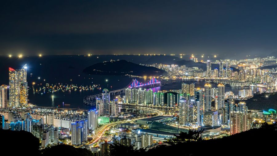 Busan at night