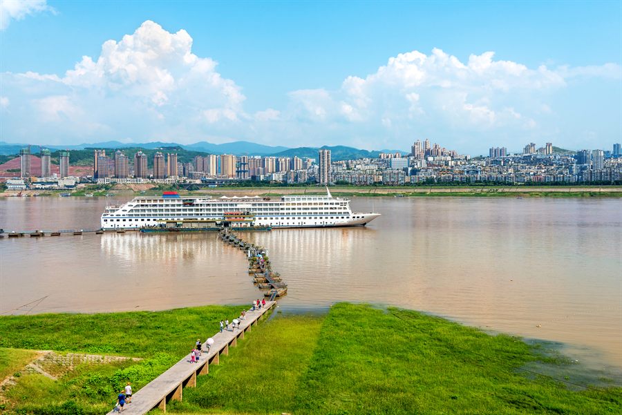Yangtze river ship